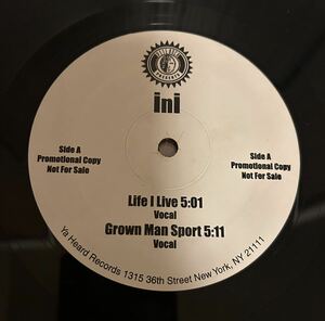 INI GROWN MAN SPOART PETE ROCK I.N.I. hip hop 12inch レコード