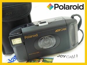 POLAROID ポラロイド JOYCAM ジョイカム ブラック Auto Focus SLR f12/107mm ケース 取説 ストラップ インテリア マニア 希少レア 定形外OK