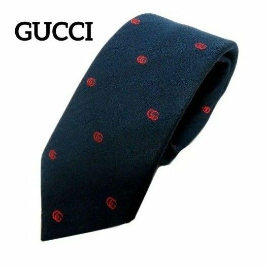 【美品】GUCCI グッチ GGマーモント 現行タグ 7cm ナロータイ 蜂