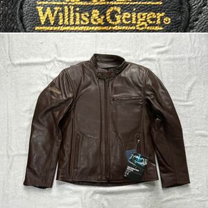 Willis &amp; Geiger WGL-611N Brown M Size Willis &amp; Geiger Cowhide 1,3 мм кожаная куртка для лося.