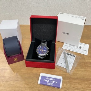 未使用品　SEIKO　セイコー　Fate　FGO　サーヴァントウォッチ　エルシュキガルモデル　7T92-HBR0　台座付き　腕時計　