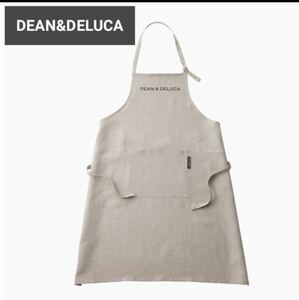 新品　DEAN & DELUCAリネンエプロン　カフェ