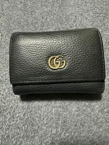 GUCCI 財布 三つ折り レザー GGマーモント