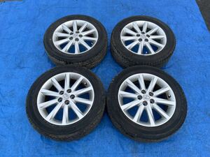 レクサス CT200ｈ/ZWA10【純正ホイール】16×6J オフセット+51★5H PCD 100★16インチ アルミ★タイヤ 205/55R16 ブリジストン 