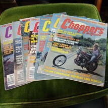 チョッパーズマガジン　choppers magazine1976年11,10,8,7,4,2,1月号　choppers トライアンフ、チョッパー_画像1