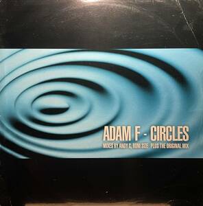 Adam F - Circles / Roni Size, Andy C Remix, F-Jams 12FJ 002 ドラムンベース,ドラムン,Drum&Bass,Drum'n'Bass,Jungle,レコード