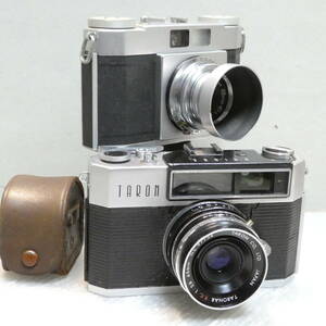 フイルム(コンパクト)カメラ(538) 　TARON UNIQUE TARONAR F.C 2.8/45　OLYMPUS WIDE D.Zuiko-W F.C 3.5/35　ジャンクセット