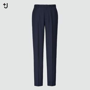 【新品未使用】送料無料 完売品 UNIQLO +j ユニクロ プラスジェイ　ジルサンダー ウールパンツ ネイビー サイズ 76　定価9990円