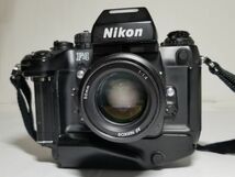 【未点検・未清掃】Nikon F4 / Nikon AF NIKKOR 50mm 1:1.4 MB-21 フィルム一眼 カメラ_画像2