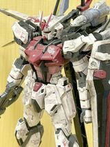 プラモデル　ガンプラ　ガンダムSEED MG 1/100 ストライク ルージュ Ver.RM オオトリ装備　ウェザリング塗装完成品_画像3