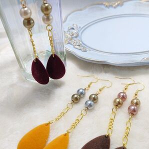 ハンドメイドピアス No.207