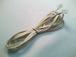  telephone line modular cable length approximately 3m