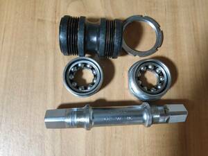 shimano BB 116mm ボトムブラケット コッタレス スクエア 四角テーパー