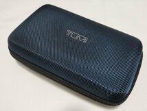 ■トゥミ デルタ航空 セミハードポーチ 紺 TUMI DELTA■_画像1