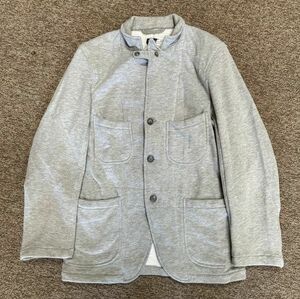 【F129】Engineered Garments エンジニアドガーメンツ 長袖 ジャケット Mサイズ グレー系 綿 ポリエステル 現状品