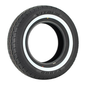 ヴィツアータイヤVITOUR V2000 WSW 貨物LT　ホワイトリボン 4本 205/70R15C-8PR