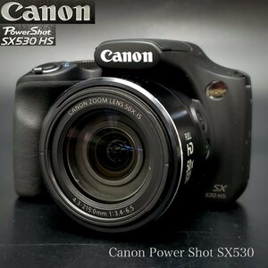 【宝蔵】Canon キャノン コンパクトデジタルカメラ パワーショット Power Shot SX530 HS バッグ・ブロアー付 簡易動作確認済 現状品