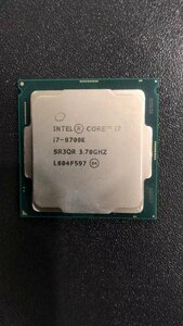 CPU インテル Intel Core I7-8700K プロセッサー 中古 動作未確認 ジャンク品 -8875
