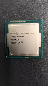 CPU インテル Intel Core I7-4790K プロセッサー 中古 動作未確認 ジャンク品 -8803