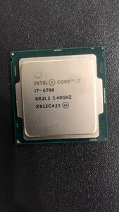 CPU インテル Intel Core I7-6700 プロセッサー 中古 動作未確認 ジャンク品 -8871