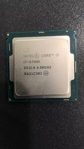 CPU インテル Intel Core I7-6700K プロセッサー 中古 動作未確認 ジャンク品 -8923