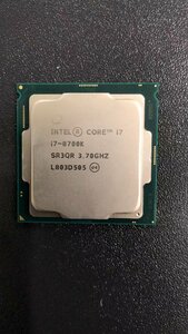 CPU インテル Intel Core I7-8700K プロセッサー 中古 動作未確認 ジャンク品 -9468
