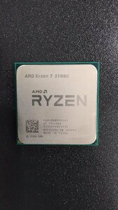 CPU AMD Ryzen 7 5700G プロセッサー 中古 動作未確認 ジャンク品 -9437