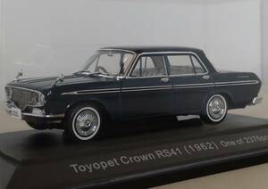 【未使用品】エブロ EBBRO　1/43 「TOYOPET CROWN トヨペットクラウン RS41（1962）」 ブルー