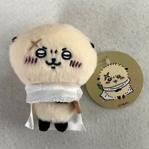 ★中古品★ぬいぐるみキーホルダー ちいかわ ぷちミニマスコット（ラッコ） グレイ・パーカー・サービス