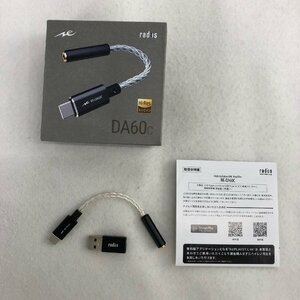 ★中古品★ハイレゾ対応 DAC搭載 超小型ポータブルヘッドホンアンプ RK-DA60CK radius