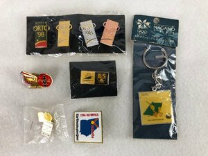 ★中古品★ピンズ・キーホルダー オリンピック・ワールドカップ ピンズ・キーホルダー5点セット(おまけ付き)