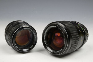 【TO】PENTAX ペンタックス レンズ2点 PENTAX-M 1:2 85mm / ZOOM 1:2.8 35mm-1:3.5 70mm 現状品 一眼レフ フィルムカメラ 中古