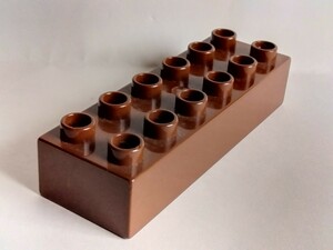 レゴデュプロ 2×6ポッチ ブラウン　茶色　基本ブロック パーツ