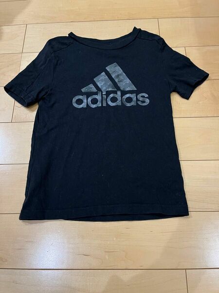 adidas アディダス Tシャツ 120 ブラック 