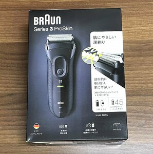 新品 BRAUN 電気シェーバー シリーズ3 ProSkin 3020s マイクロコーム 3枚刃 水洗い可 ブラウン プロスキン