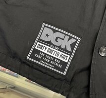 DGK コーチジャケット ブラック Lサイズ ナイロン_画像2