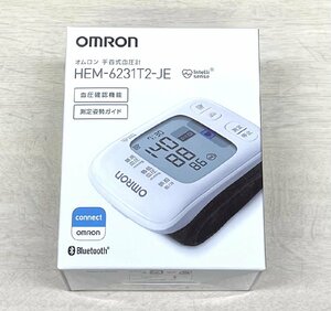 新品 OMRON 手首式血圧計 HEM-6231T2-JE Bluetooth搭載 測定姿勢ガイド/血圧確認機能 オムロン