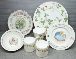 ウェッジウッド ピーターラビット セット ティーカップ マグカップ 皿 ボウル WEDGWOOD PETERRABBIT まとめて