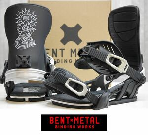 【新品】24 BENTMETAL TRANSFER - BLACK/SILVER - M 正規品 保証付 スノーボード バインディング