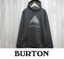 【新品】24 BURTON OAK PULLOVER HOODIE - Lサイズ - True Black Heather 正規品 速乾 パーカー スノーボード_画像1