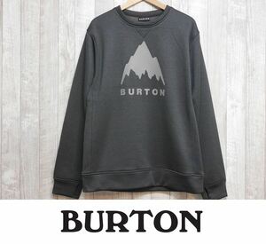 【新品】24 BURTON OAK PULLOVER CREW - Lサイズ - True Black Heather 正規品 速乾 トレーナー スノーボード パーカー