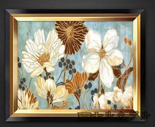 Highly recommended ★ Flower oil painting painting 60*40cm, painting, oil painting, Nature, Landscape painting