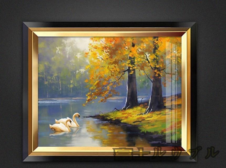 Very popular ★ Oil painting Landscape painting Luxury decorative painting 60*40cm, painting, oil painting, Nature, Landscape painting