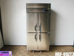  used kitchen Hoshizaki business use vertical 4 surface freezing refrigerator HRF-90ZT3 3.200V freezing 129L refrigeration 430L 1.3 warehouse thin type Z series W900×D650×H1850mm