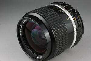 実写テスト済み Nikon Ai-s NIKKOR 28mm F2 AIS ニコン 単焦点レンズ MF 広角 #235