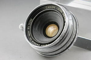 実写テスト済み Canon 28mm f2.8 ライカマウント キヤノン 単焦点 広角 LTM Leica Lマウント L39 M39 キャノン #219