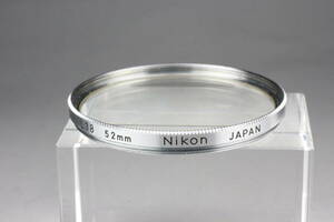 Nikon ニコン 日本光学 L38 52mm 銀枠 フィルター シルバー 希少品 #373