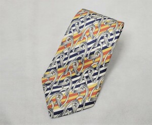 CELINE men's necktie multicolor USED