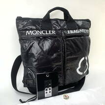 【新品未使用】モンクレール/MONCLER トートバッグ 2way ショルダー付 FRAGMENT×PORTERコラボ メンズ 藤原ヒロシ フラグメント_画像2