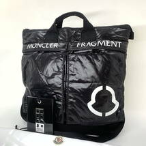 【新品未使用】モンクレール/MONCLER トートバッグ 2way ショルダー付 FRAGMENT×PORTERコラボ メンズ 藤原ヒロシ フラグメント_画像3